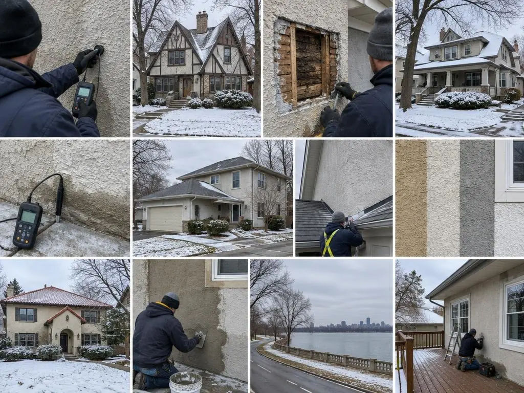 Stucco Moisture Testing & Remediation in Minneapolis, MN